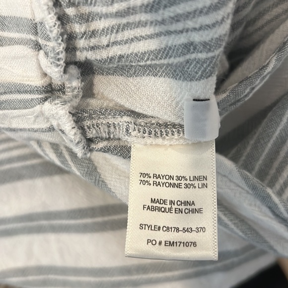 Cloth & Stone striped jumpsuit. - Picture 7 of 7